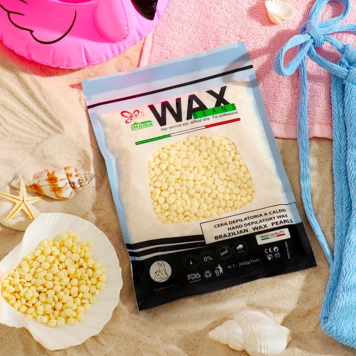 Воск для депиляции пленочный Молоко, 200 грамм Воск для депиляции пленочный Молоко, 200 грамм