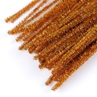 Проволока с ворсом для поделок «Блеск», набор 50 шт, размер 1 шт: 30×0,6 см, цвет золотой Проволока с ворсом для поделок «Блеск», набор 50 шт, размер 1 шт: 30×0,6 см, цвет золотой