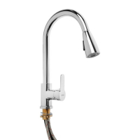 Смеситель для кухни ZEIN Z1300, однорычажный, выдвижной излив, латунь, цвет хром Смеситель для кухни ZEIN Z1300, однорычажный, выдвижной излив, латунь, цвет хром