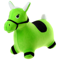 Попрыгун ZABIAKA &laquo;Лошадка&raquo;, текстильная отделка, h=50 см, 1400 г, цвет МИКС