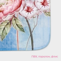 Коврики для ванной и туалета Доляна «Весна», 2 шт: 40×45 см, 45×75 см Коврики для ванной и туалета Доляна «Весна», 2 шт: 40×45 см, 45×75 см