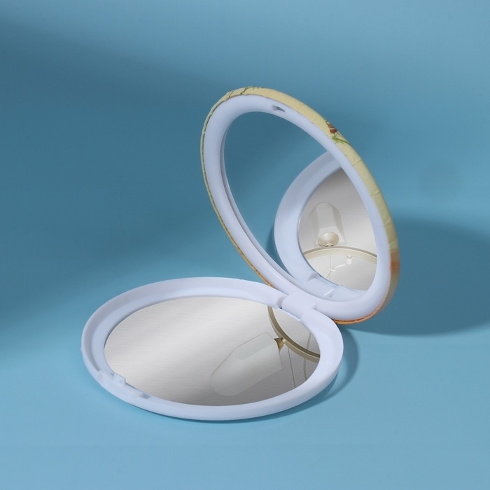 Зеркало складное &laquo;Бабочки&raquo;, d = 7,5 см, рисунок МИКС