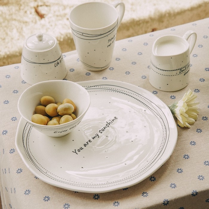 Сливочник фарфоровый SL Home &laquo;Милый дом&raquo;, 200 мл, цвет белый