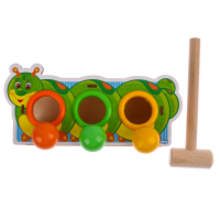 Стучалка-сортер &laquo;Гусеница&raquo;, с молотком, МИКС