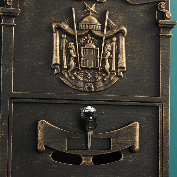 Ящик почтовый №4010В, Старая бронза Ящик почтовый №4010В, Старая бронза