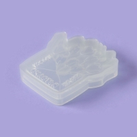 Силиконовый молд для леденцов и шоколада &laquo;Конверт с тюльпанами&raquo;, 9&times;7,5 см, цвет прозрачный