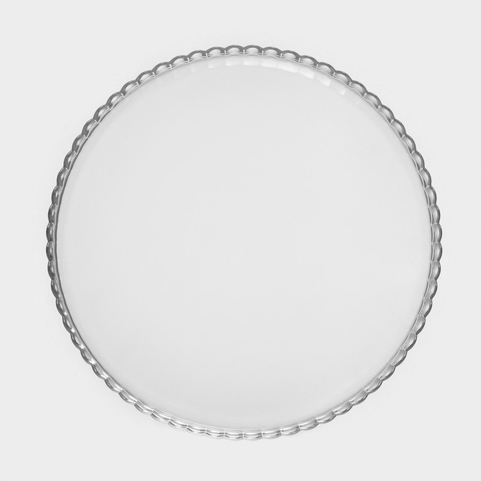 Блюдо стеклянное Patisserie, d=24 см, цвет прозрачный Блюдо стеклянное Patisserie, d=24 см, цвет прозрачный