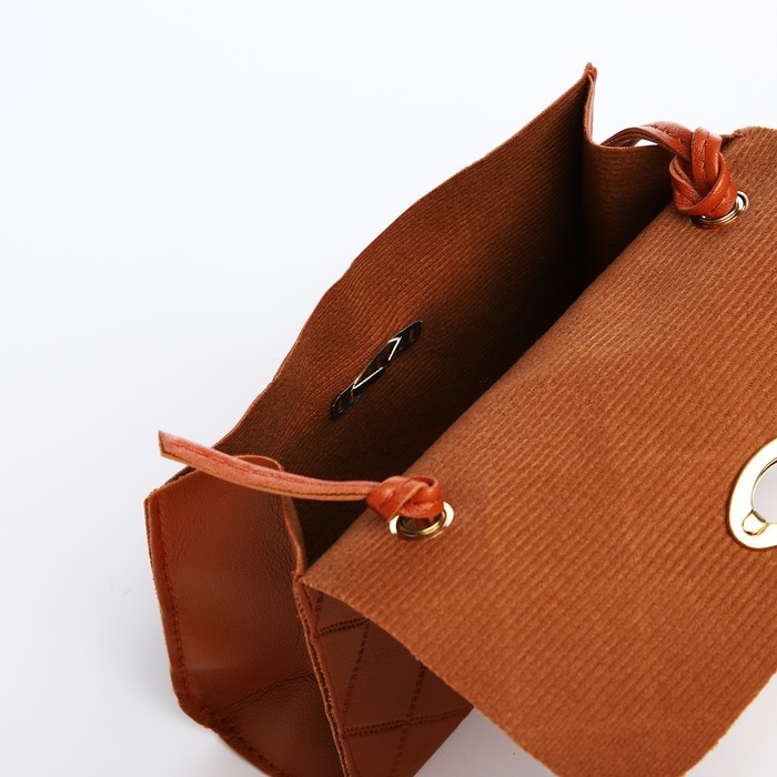 Сумка детская для девочки на застёжке, цвет коричневый Сумка детская для девочки на застёжке, цвет коричневый