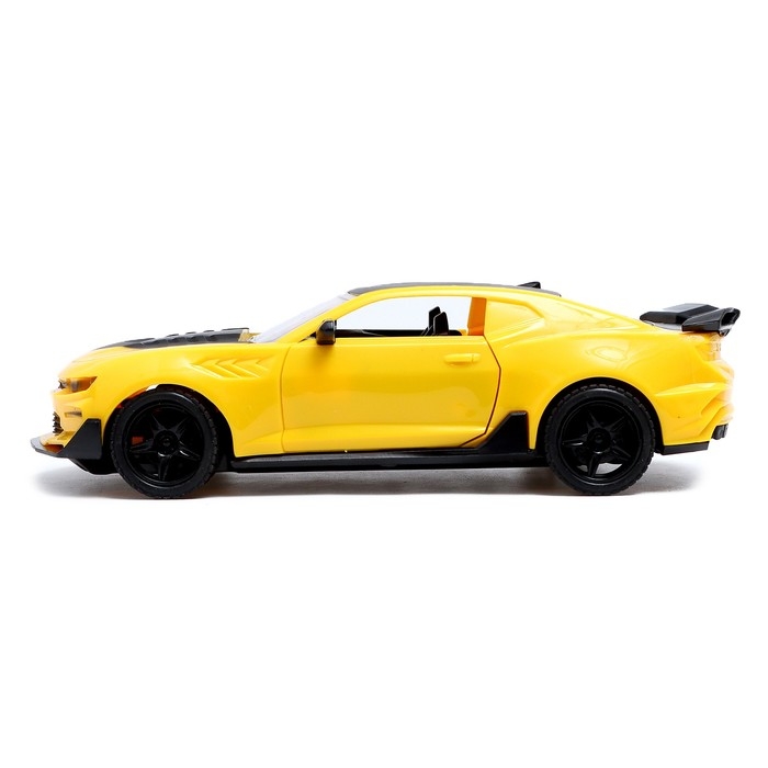 Машина радиоуправляемая &laquo;Автобот&raquo;, открываются двери, 1:18, работает от батареек, цвет жёлтый