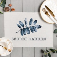 Салфетка на стол Доляна "Garden" ПВХ 40*29см Салфетка на стол Доляна "Garden" ПВХ 40*29см