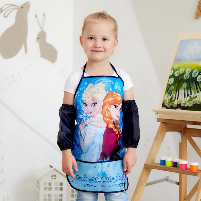 Фартук с нарукавниками детский &laquo;Холодное сердце&raquo;, 49х39 см