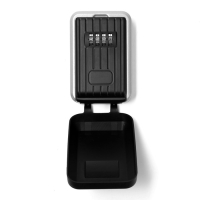 Сейф-ключница кодовая ТУНДРА, металлическая, с защитной крышкой, цвет серый/черный Сейф-ключница кодовая ТУНДРА, металлическая, с защитной крышкой, цвет серый/черный