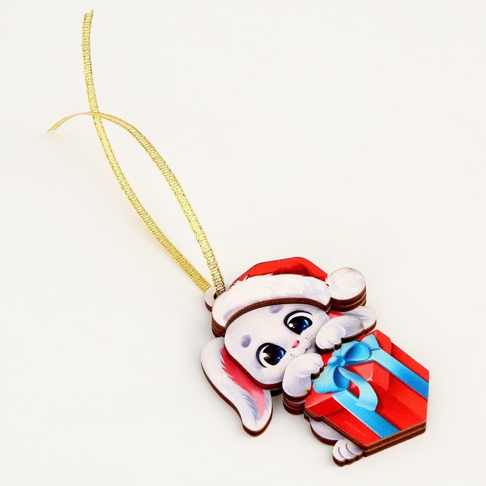 Ёлочные игрушки - подвески деревянные «Новый год!» Ёлочные игрушки - подвески деревянные «Новый год!»