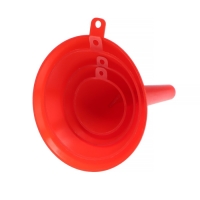 Воронки для ГСМ, красные, набор 4 предмета: 115 мм, 95 мм, 65 мм, 50 мм Воронки для ГСМ, красные, набор 4 предмета: 115 мм, 95 мм, 65 мм, 50 мм