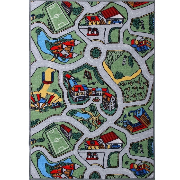 Ковер &laquo;Лунапарк&raquo;, 100х150 см, зелёный