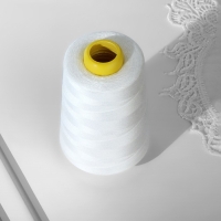 Нитки 20/2, 4500 м, цвет белый Нитки 20/2, 4500 м, цвет белый