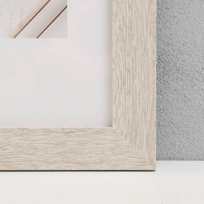 Фоторамка пластик "МИРАМ" 20х30 см, 651645-8, бежевый (пластиковый экран)