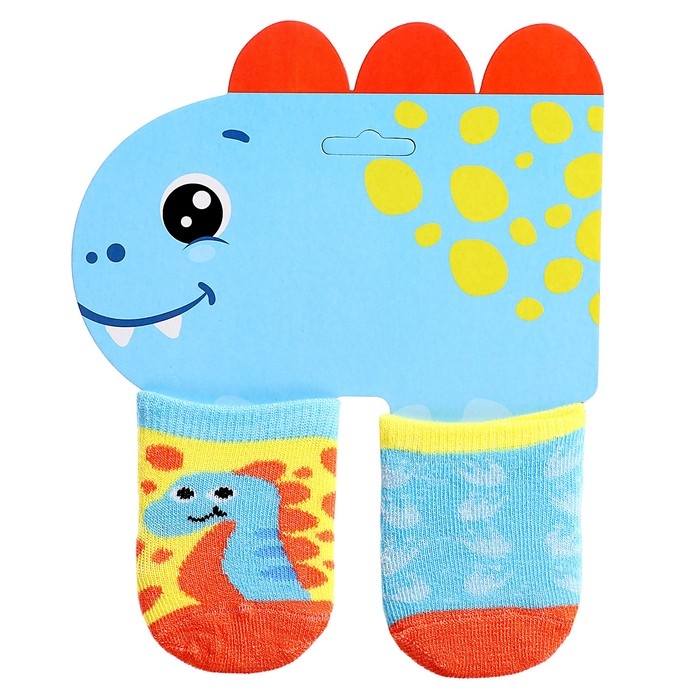 Одежда для пупса &laquo;Весёлый динозаврик&raquo;, носочки 2 пары