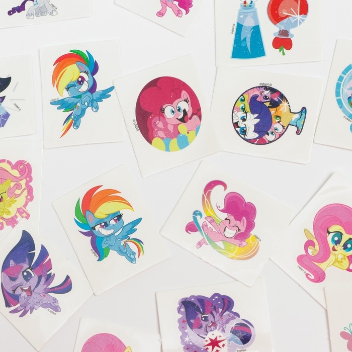 Адвент-календарь &laquo;Маленькая пони&raquo;, с детскими татуировками &mdash; 18 шт., My little pony
