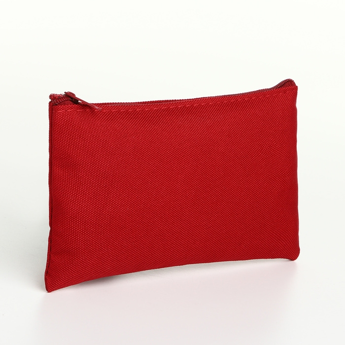 Косметичка на молнии, цвет бордовый Косметичка на молнии, цвет бордовый