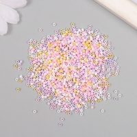 Бисер стекло 11/0 "Матовый. Меланж макарун" 10 гр Бисер стекло 11/0 "Матовый. Меланж макарун" 10 гр