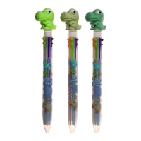 Ручка шариковая автоматическая "Дракон", 6-ти цветная, МИКС Ручка шариковая автоматическая "Дракон", 6-ти цветная, МИКС