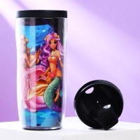 Термостакан со вставкой &laquo;Русалки&raquo; 350 мл
