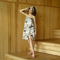 Набор для сауны Этель "Девичник" парео с бантиком+полотенце 80х150 см+повязка,100% хл Набор для сауны Этель "Девичник" парео с бантиком+полотенце 80х150 см+повязка,100% хл