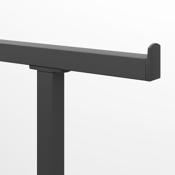 Вешало напольное с выносом 140&times;50&times;150 см, цвет чёрный