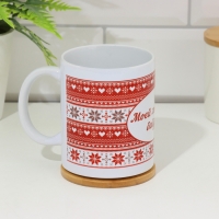 Кружка сублимация «Моей любимой бабуле.Сердечки», с нанесением Кружка сублимация «Моей любимой бабуле.Сердечки», с нанесением