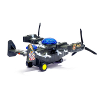 Самолет «Армия», работает от батареек, световые и звуковые эффекты Самолет «Армия», работает от батареек, световые и звуковые эффекты