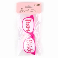 Очки для девичника Team bride, карнавальный аксессуар