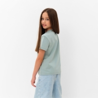 Футболка детская MINAKU "Gummy bear", цвет аквамарин, рост 110 см