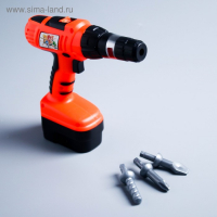 Дрель &laquo;Фикси-дрель&raquo; + 3 насадки, ФИКСИКИ