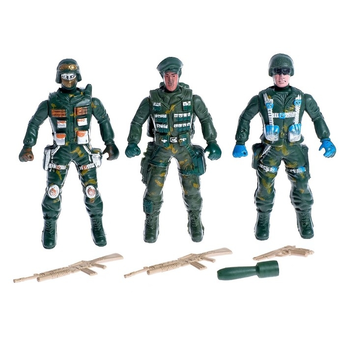 Набор солдатиков «Спецназ», 3 шт. Набор солдатиков «Спецназ», 3 шт.