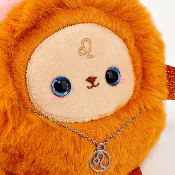 Мягкая игрушка &mdash; Зодиак &laquo;Создай своё украшение. Лев&raquo;, с кулоном