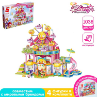 Конструктор Девчонки «Дом аттракционов», 4 минифигуры и 1038 деталей Конструктор Девчонки «Дом аттракционов», 4 минифигуры и 1038 деталей