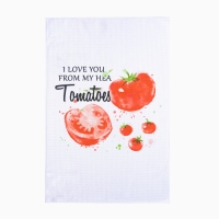 Полотенце Доляна Tomato 40х60&plusmn;3см, 100% пэ, микрофибра