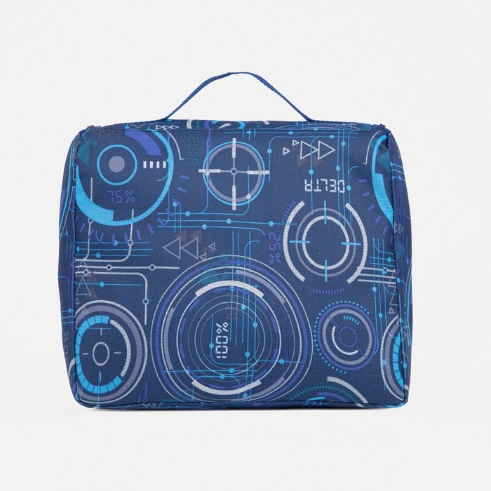 Косметичка-несессер на молнии, цвет синий Косметичка-несессер на молнии, цвет синий