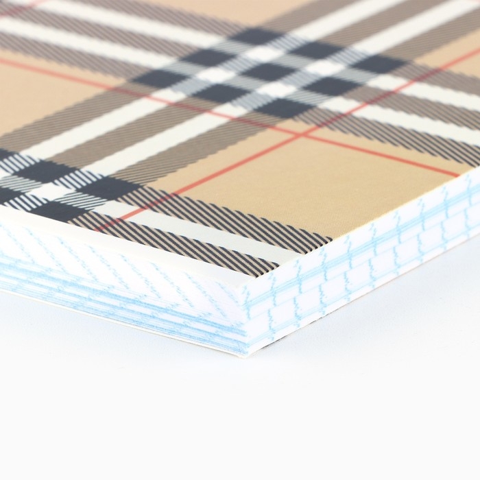 Тетрадь в клетку А4 в клетку, А4, 96 листов на скрепке &laquo;1 сентября:Burberry&raquo;