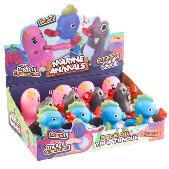Мялка &laquo;Морские жители&raquo; с язычком, виды МИКС