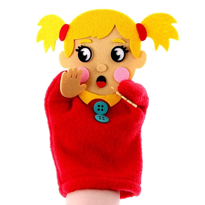 Пальчиковый театр кукла на руку &laquo;Девочка&raquo;