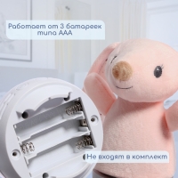 Музыкальная неваляшка-ночник «Сказочные сны: Зайчик», русская озвучка, световые эффекты Музыкальная неваляшка-ночник «Сказочные сны: Зайчик», русская озвучка, световые эффекты