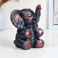 Копилка "Радостный слон" синий космос, 19см Копилка "Радостный слон" синий космос, 19см