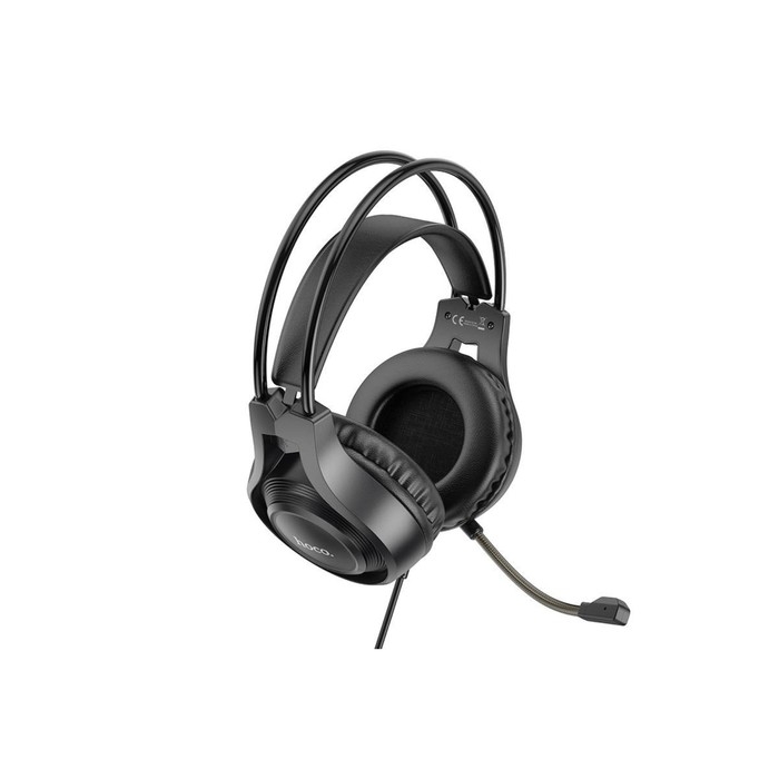 Наушники Hoco W106, игровые, проводные, накладные, микрофон, 1.8 м, чёрные Наушники Hoco W106, игровые, проводные, накладные, микрофон, 1.8 м, чёрные
