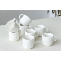 Кружка керамическая «Ласточки» белая, 260 мл, цвет белый Кружка керамическая «Ласточки» белая, 260 мл, цвет белый