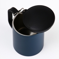 Термокружка, 180 мл, Туризм "Мастер К", сохраняет тепло 2 ч, 8.5 х 6.8 см, темно-синяя Термокружка, 180 мл, Туризм "Мастер К", сохраняет тепло 2 ч, 8.5 х 6.8 см, темно-синяя