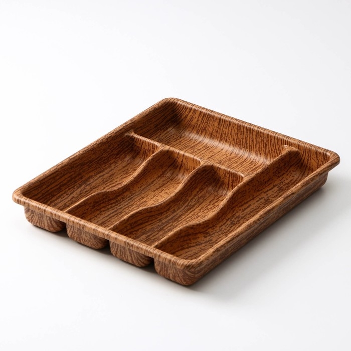 Лоток для столовых приборов &laquo;Вуди&raquo;, 36&times;29&times;5 см, 5 отделений