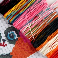 Вышивка крестиком &laquo;Милая панда&raquo;, набор для творчества, 15 х 15 см