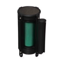 Кассета с вытяжной лентой-180см зеленая, высота-13см, ширина 6.6 см, ширина ленты-80мм Кассета с вытяжной лентой-180см зеленая, высота-13см, ширина 6.6 см, ширина ленты-80мм